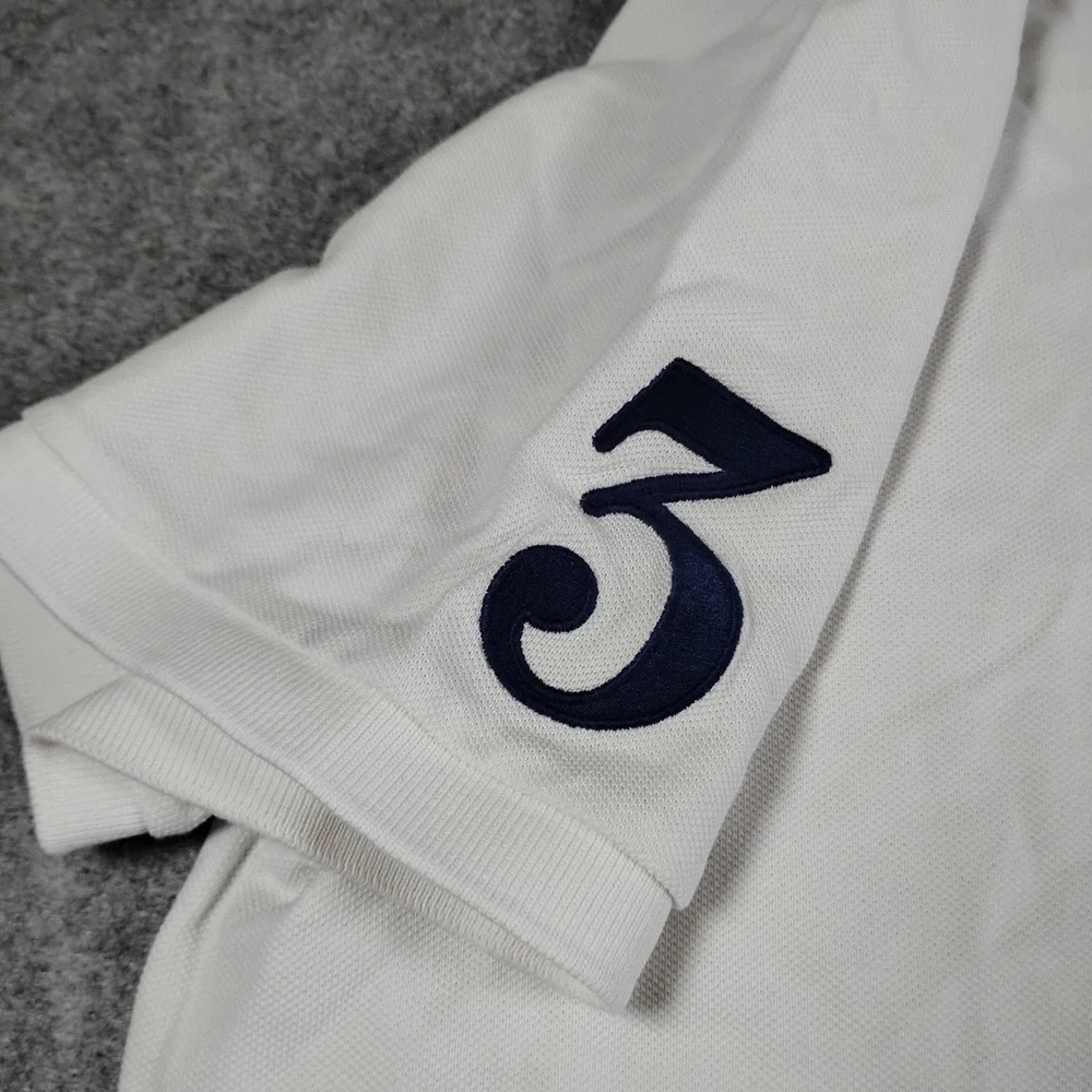 Polo Ralph Lauren Men Big Pony Polo Shirt White XXL Custom Slim Fit